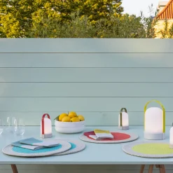 Baumwoll-Tischsets 'Raspberry', 2er-Set