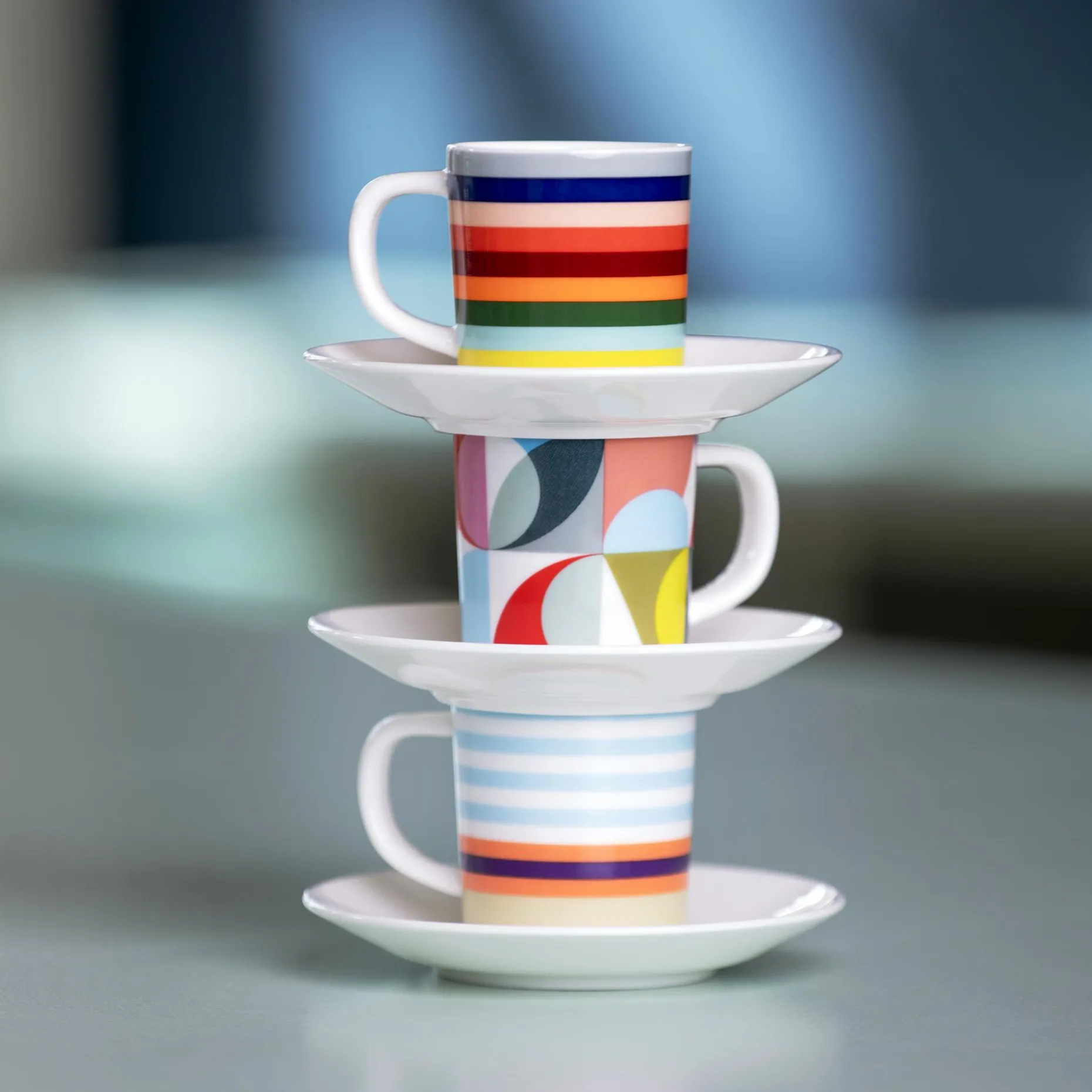 Espressotasse + Unterteller 'Positano'