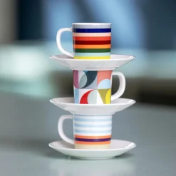 Espressotasse + Unterteller 'Solena'