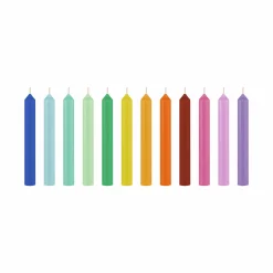 Geburtstagskerzen-Set 'Candy', 12er-Set