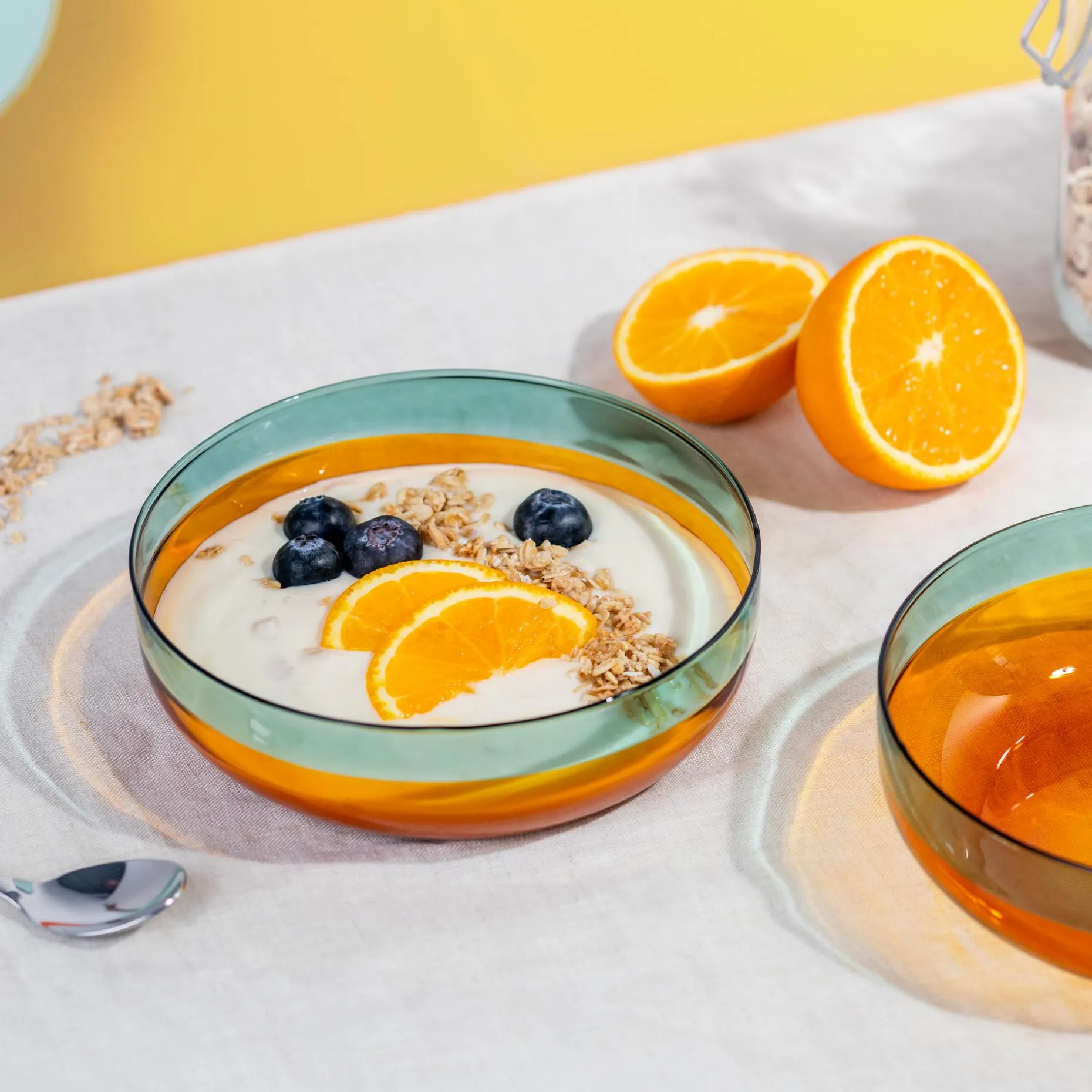 Glasschälchen 'amber', 2er-Set