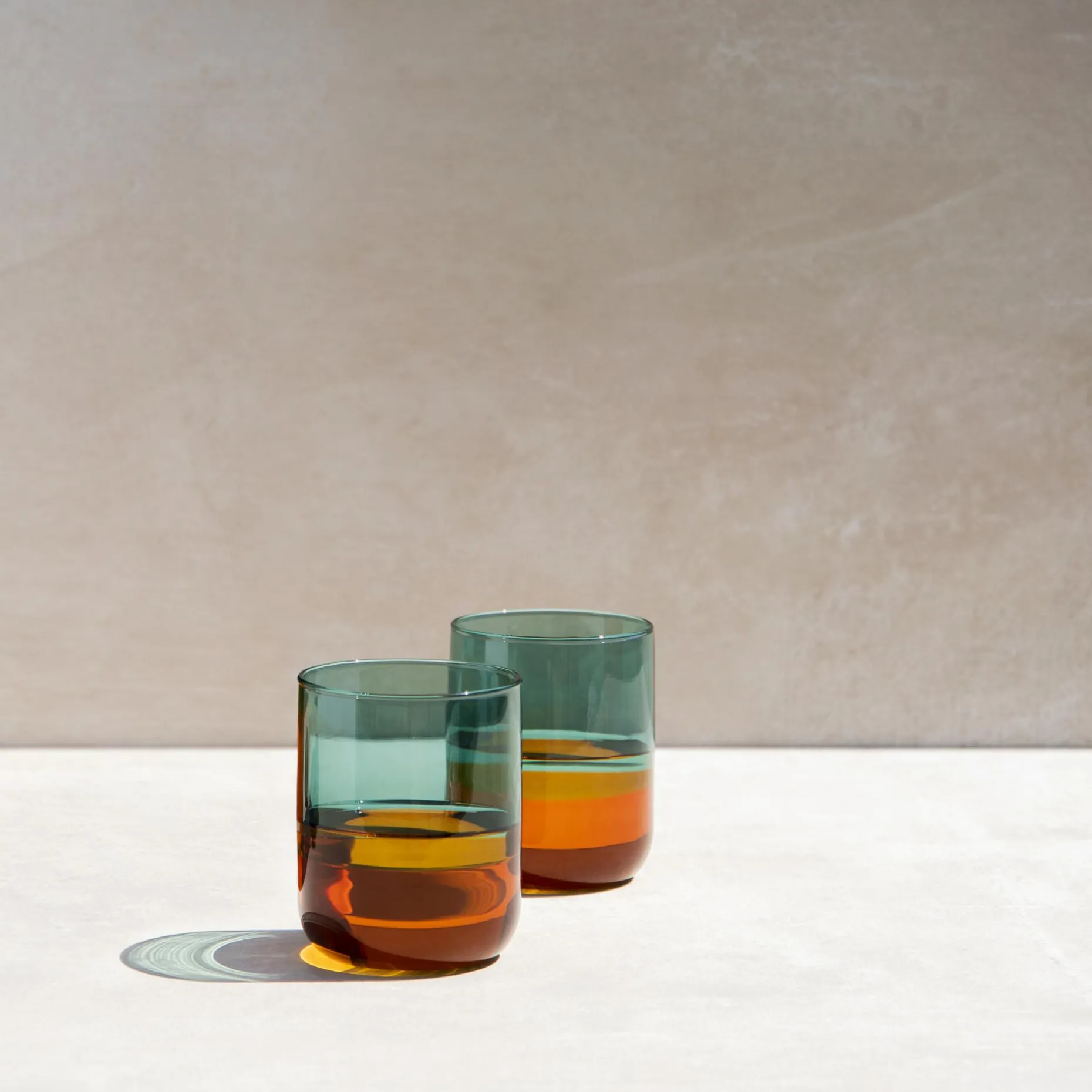 Gläser 'amber', 2er-Set