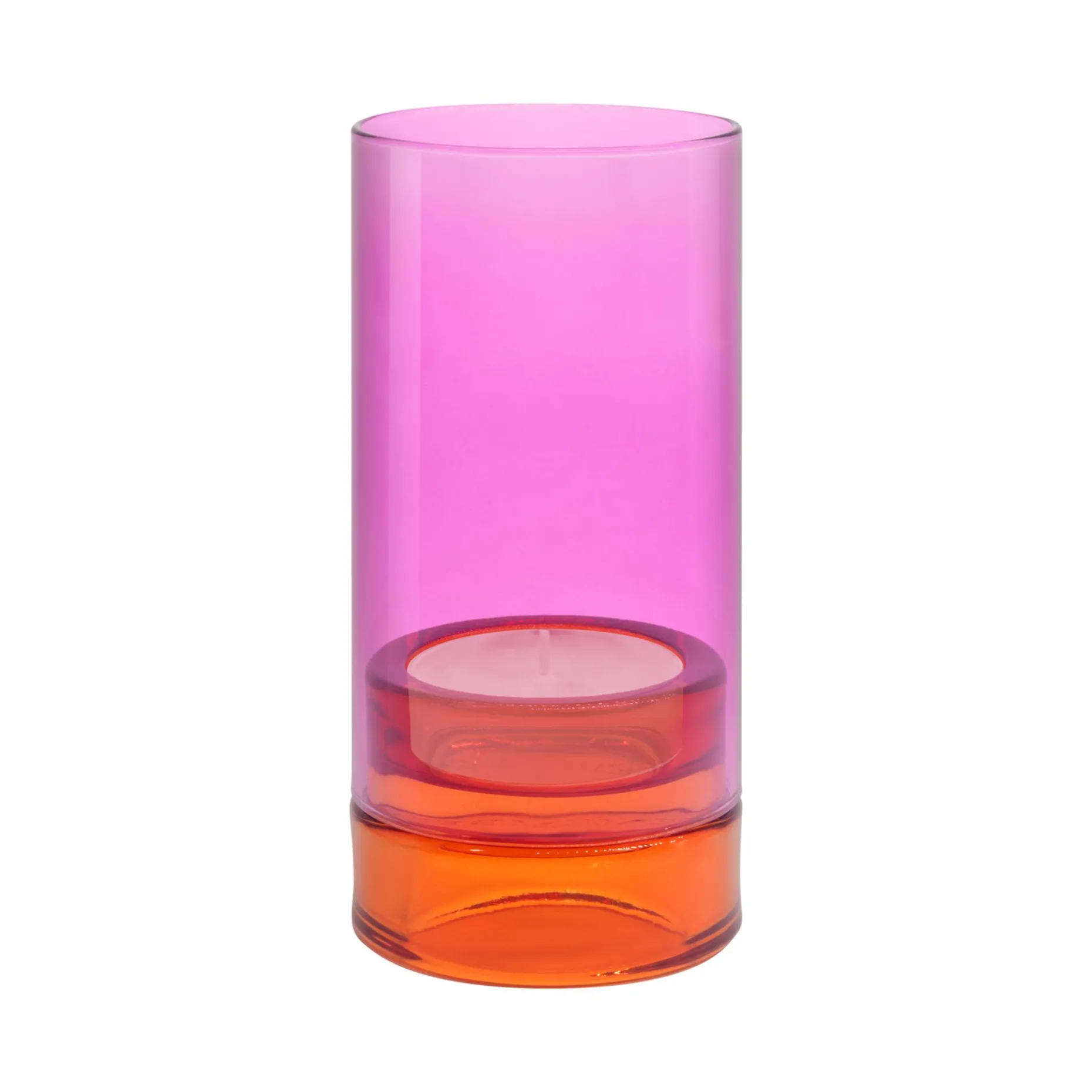 Windlicht 'Lys' pink